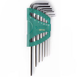 SATA/世达 公制加长内六角扳手组套