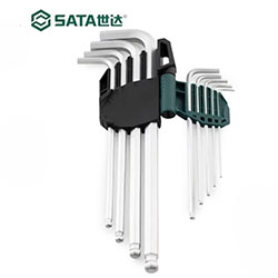 SATA/世达 公制特长球头内六角扳手组套
